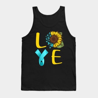 love ptsd sunflower Tank Top